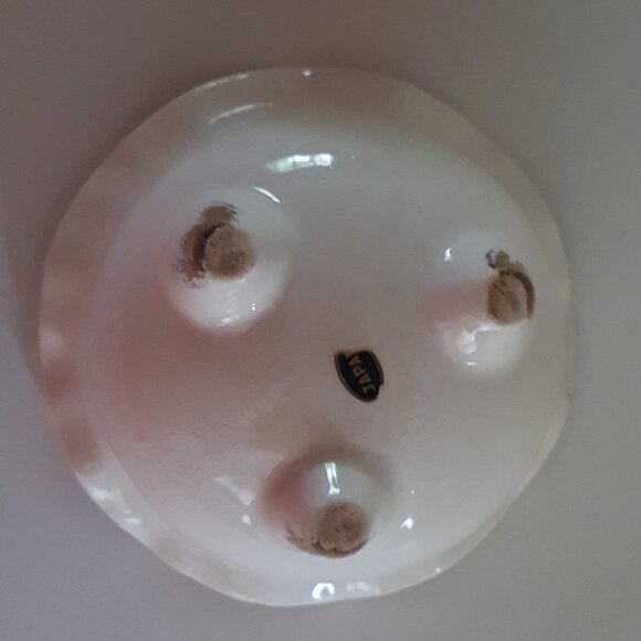 Vintage 3-Piece Porcelain Vanity Set 1950's **AS IS** - Picture 5 of 16